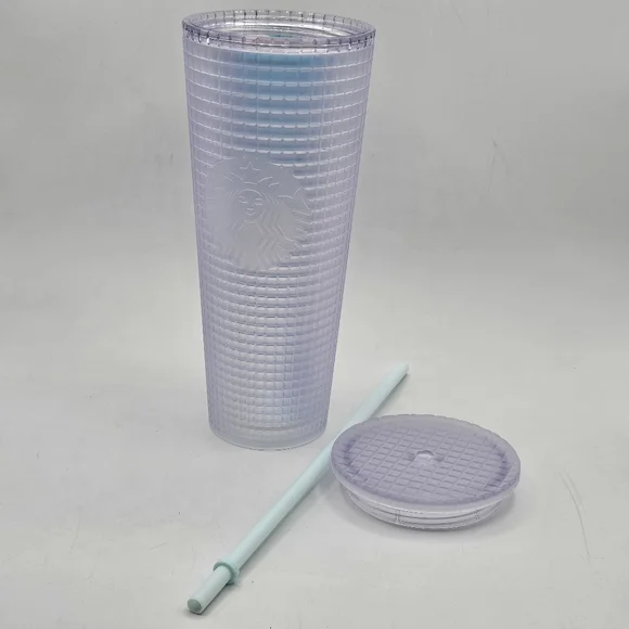 Starbucks Iridescent Unicorn Grid Venti Tumbler 24oz - Picture 14 of 15